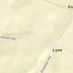 Lynn Tennessee Street Map