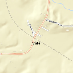 Vale Tennessee Street Map