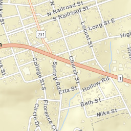 McEwen Tennessee Street Map