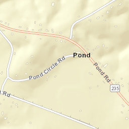 Pond Tennessee Street Map