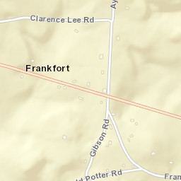 Frankfort Tennessee Street Map