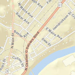 Clinton Tennessee Street Map