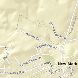 New Market Tennessee Street Map