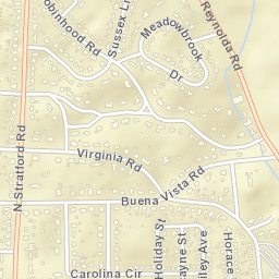 464-480 Carolina Circle, Winston-Salem, NC Street Map
