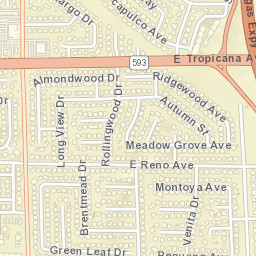 4880 E Tropicana Ave Las Vegas NV Street Map