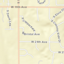 2078 Country Side Drive, Stillwater, OK Street Map