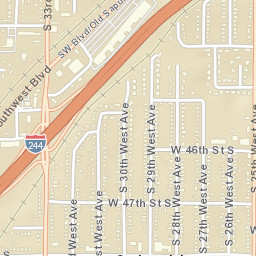 3400-3408 West 42nd Place, Tulsa, OK Street Map
