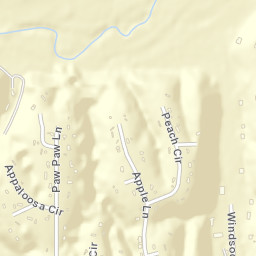 Wedington Woods Arkansas Street Map