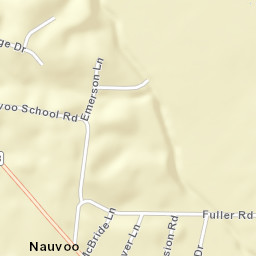 Nauvoo Tennessee Street Map
