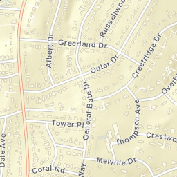 Glendale Park Tennessee Street Map