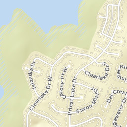 Priest Lake Park Tennessee Street Map