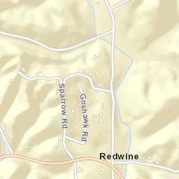 Redwine Tennessee Street Map