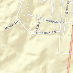 Sequoia Hills Tennessee Street Map