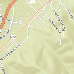 Shallowford Tennessee Street Map