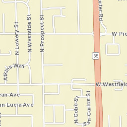 Westfield California Street Map