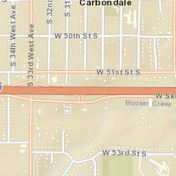 5183-5193 S 33rd W Ave, Tulsa, OK 74107 Street Map