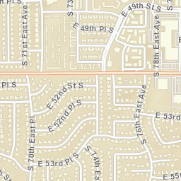 7601-7617 East 53rd Street Tulsa OK Street Map