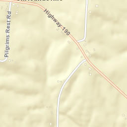 Christmasville Tennessee Street Map