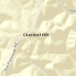 Chestnut Hill Tennessee Street Map