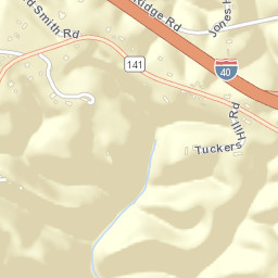 Silver Point Tennessee Street Map