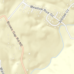 Mill Run Tennessee Street Map