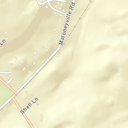 Maloneyville Tennessee Street Map