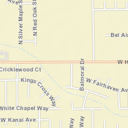 W Bel Aire Ave Porterville CA 93257 Street Map