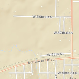 5802 South 65th West Avenue Tulsa OK Street Map