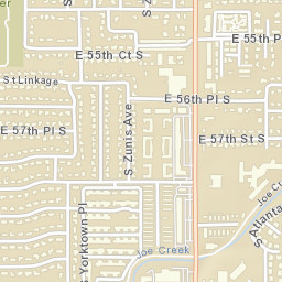 5949-5951 South Lewis Avenue Tulsa OK Street Map