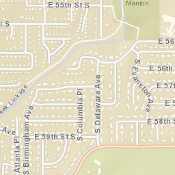 2592-2718 East 61st Street, Tulsa, OK Street Map