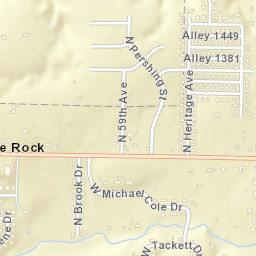 5749 West Chattel Street, Fayetteville, AR Street Map