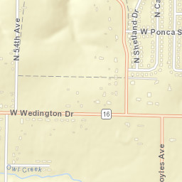 5132-5236 W Wedington Dr, Fayetteville, AR Street Map