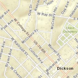 104-106 North Main Street, Dickson, TN Street Map