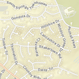 Cherry Hills Tennessee Street Map