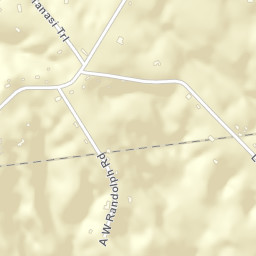 Campbell Tennessee Street Map