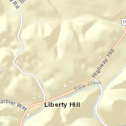Liberty Hill Tennessee Street Map