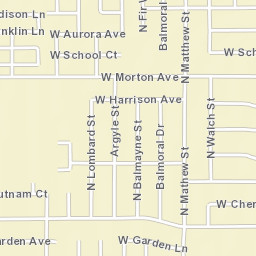 276 Balmoral Dr Porterville CA Street Map