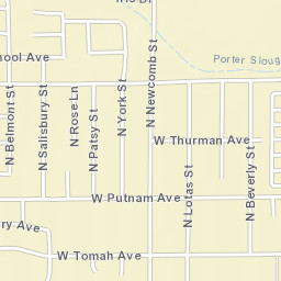 1417-1423 W Putnam Ave Porterville Street Map