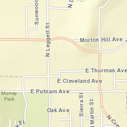 858-866 Oak Ave Porterville CA 93257 Street Map