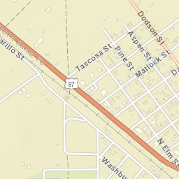 1001-1099 Dodson Street Dalhart TX Street Map