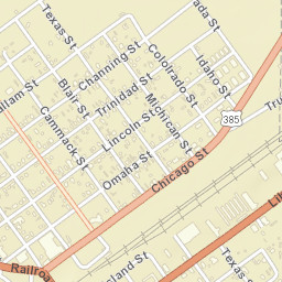 Railroad Street, Dalhart, TX 79022, USA Street Map