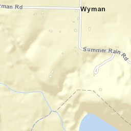 Wyman Arkansas Street Map