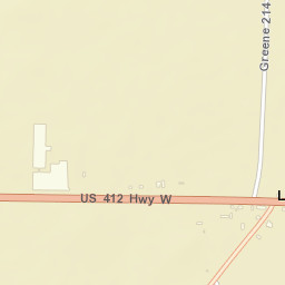 Light Arkansas Street Map