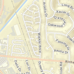 Oakwood Terrace Tennessee Street Map
