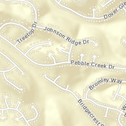 Pebble Creek Tennessee Street Map
