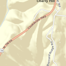 Cherry Hill Tennessee Street Map