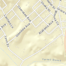 South Clinton Tennessee Street Map