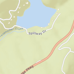 Blue Ridge Parkway, Pisgah National Forest Street Map
