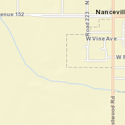 301-417 South Westwood Street Porterville Street Map