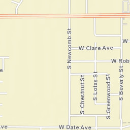 310 Chestnut St Porterville CA 93257 Street Map